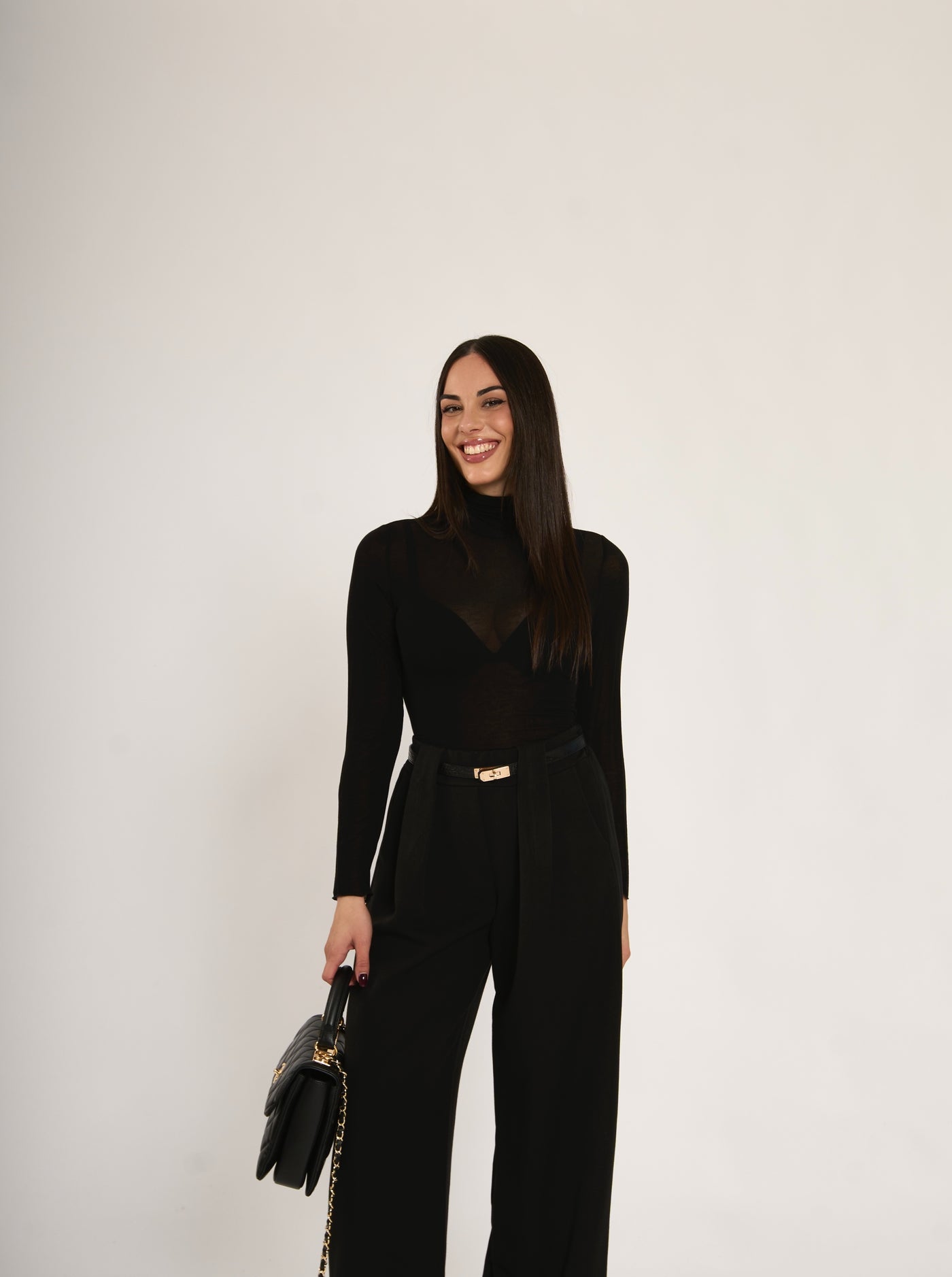 DOLCEVITA VELO MISTO CASHMERE - Nera