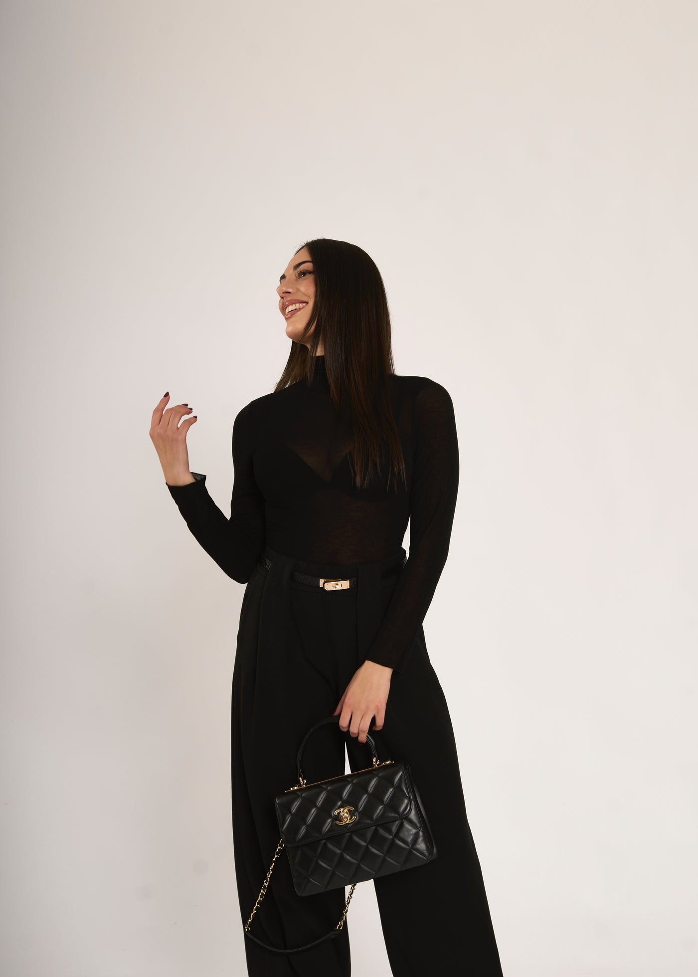 DOLCEVITA VELO MISTO CASHMERE - Nera