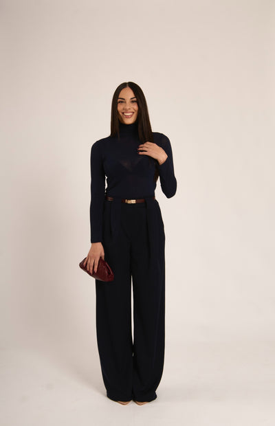 PANTALONE KIRA - Blu