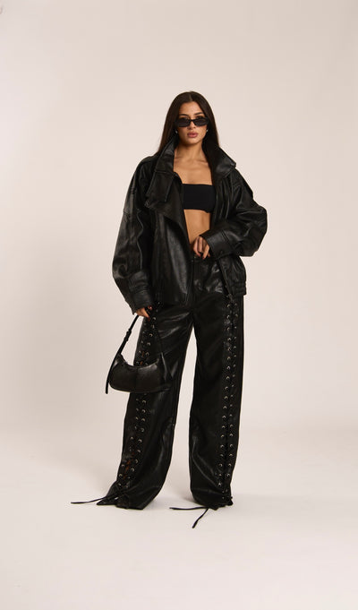 PANTALONE KYLIE - Nero