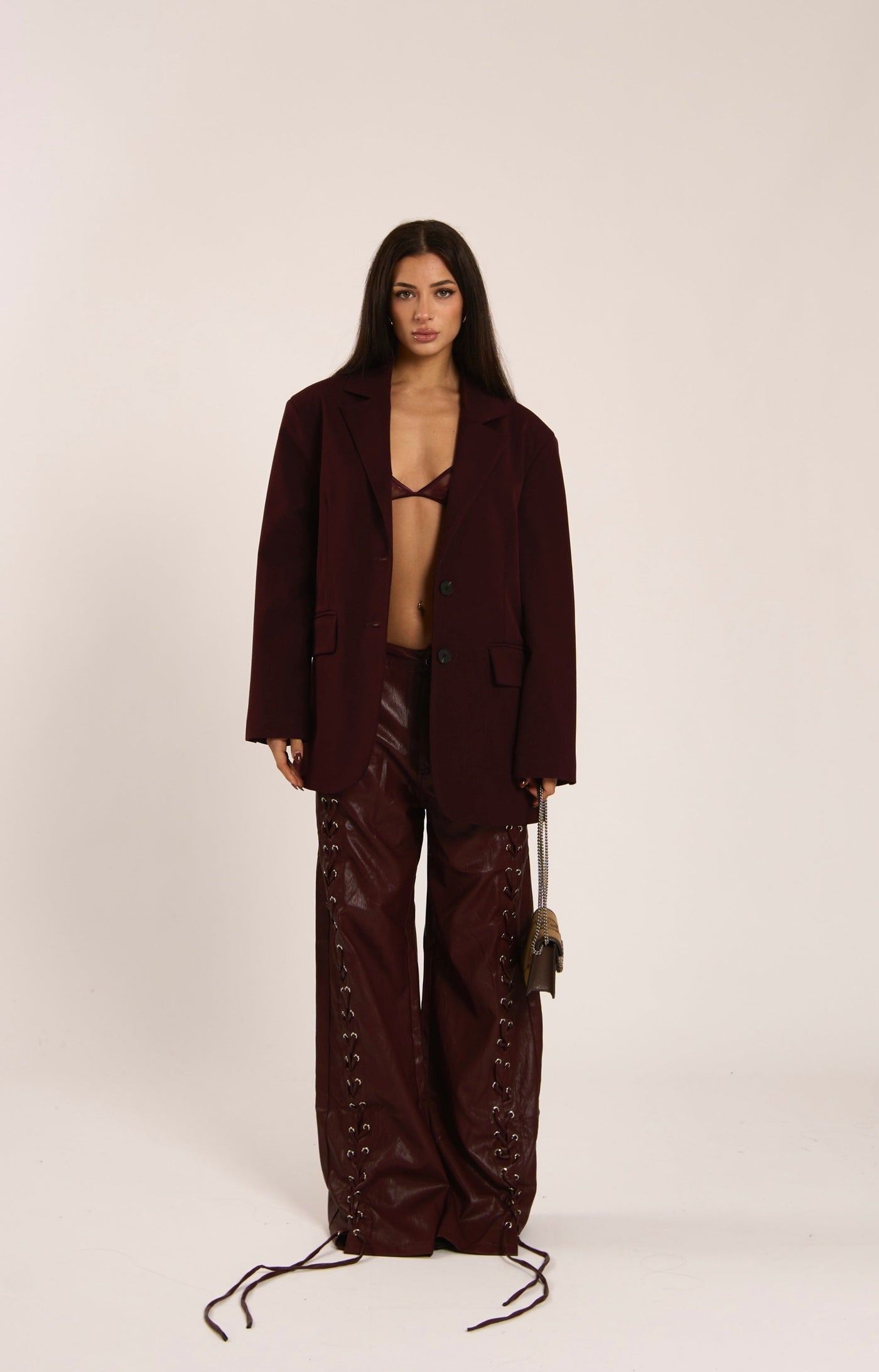 PANTALONE KYLIE - Bordeaux