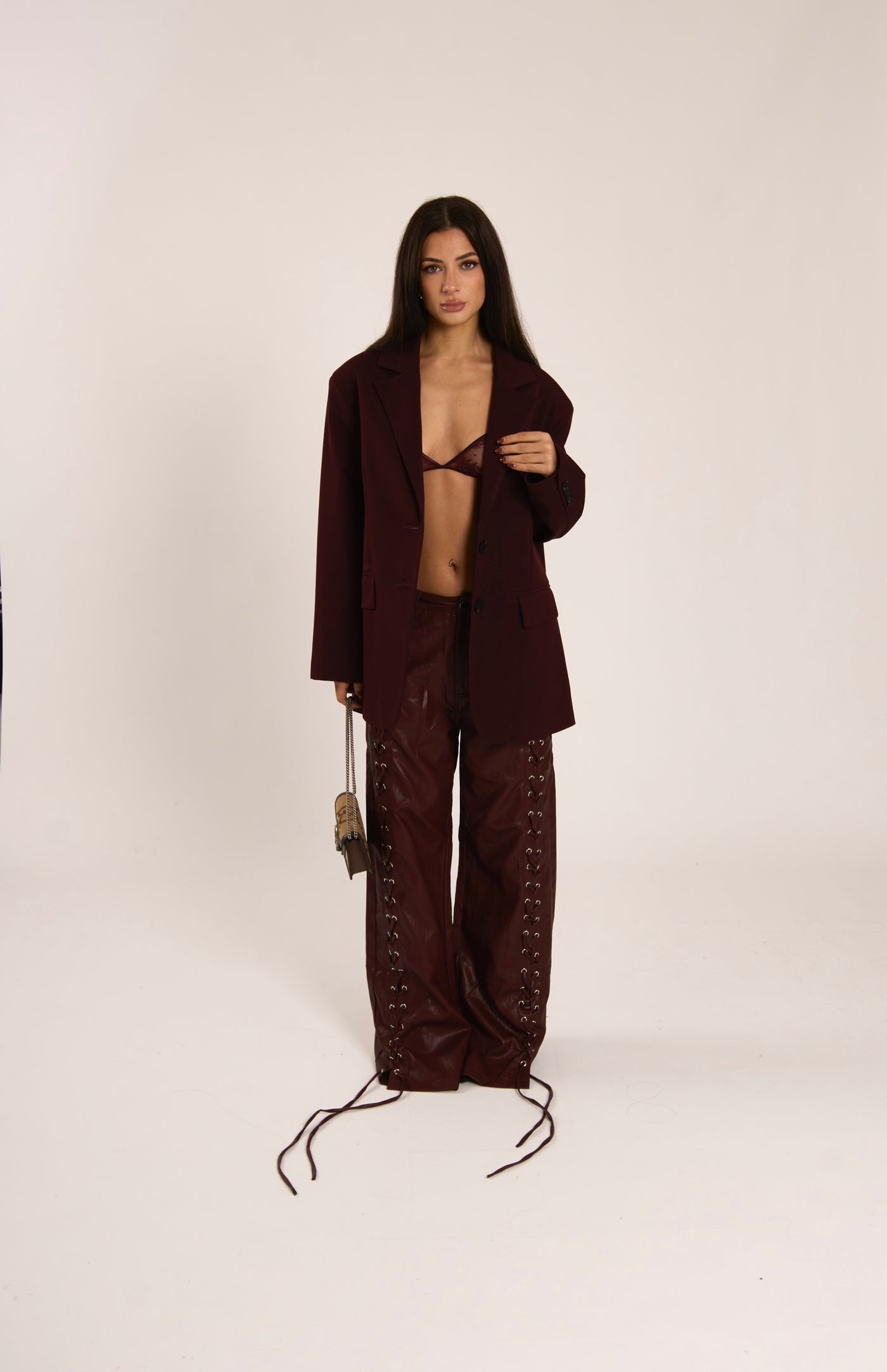 PANTALONE KYLIE - Bordeaux