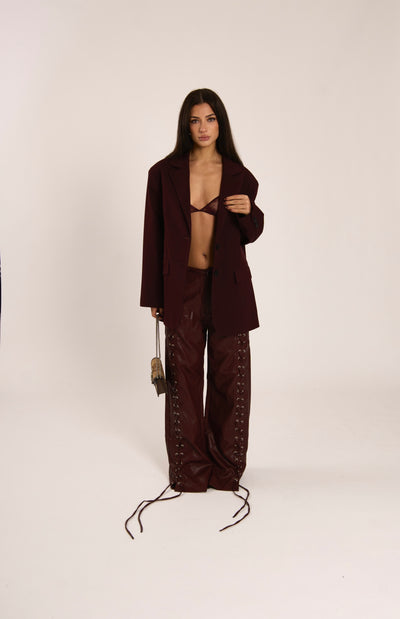PANTALONE KYLIE - Bordeaux