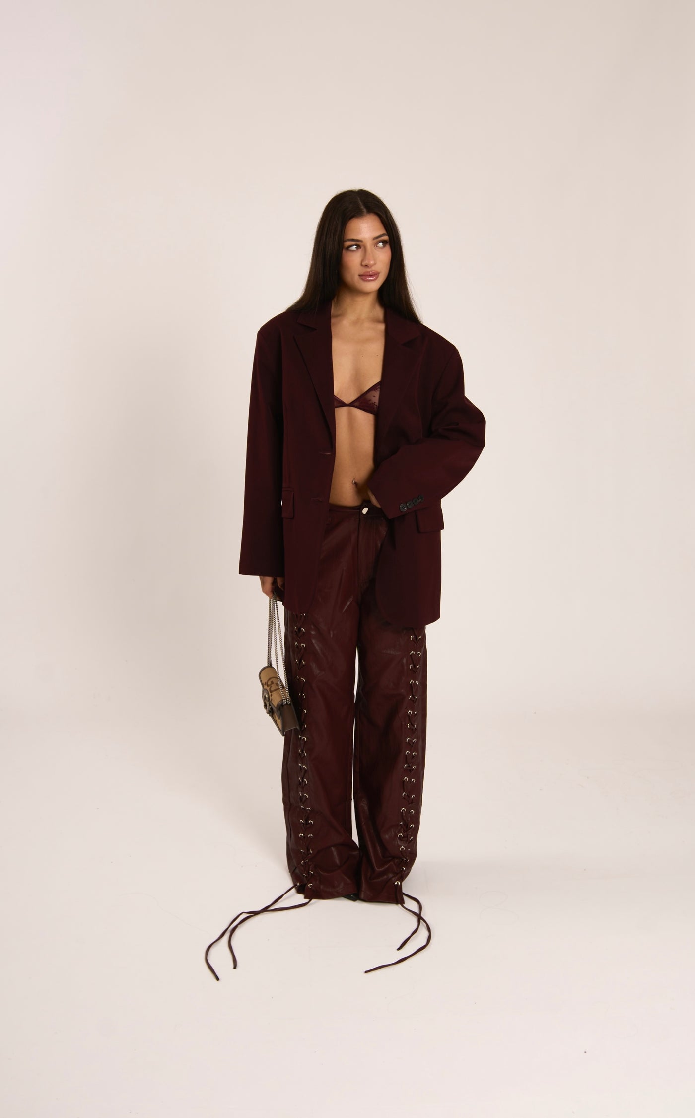 PANTALONE KYLIE - Bordeaux