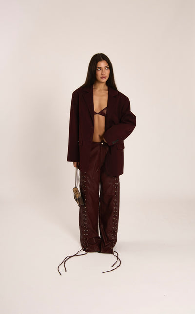 PANTALONE KYLIE - Bordeaux