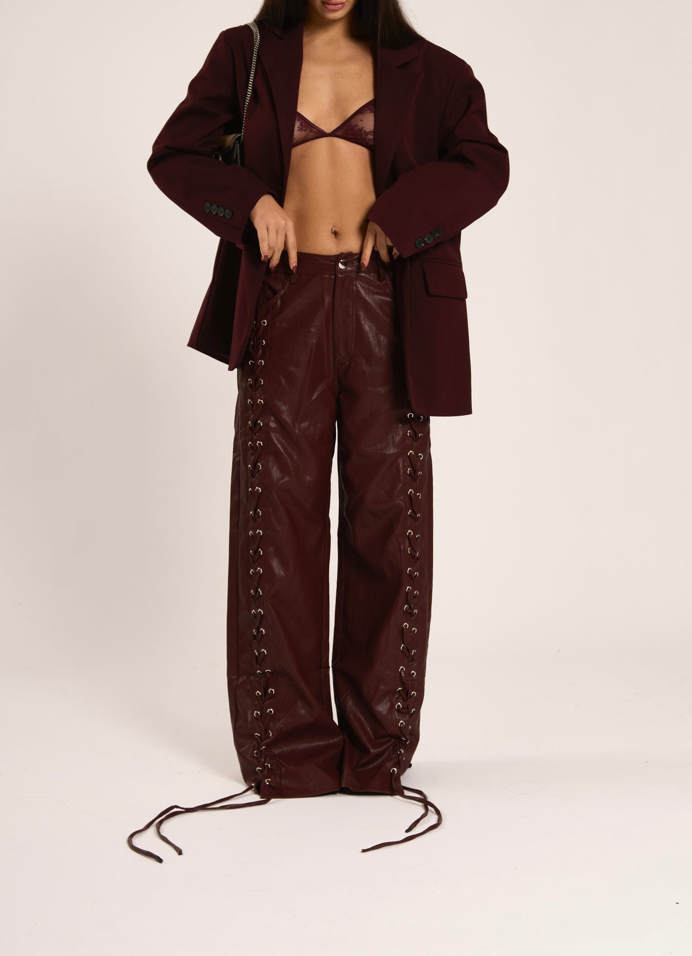 PANTALONE KYLIE - Bordeaux