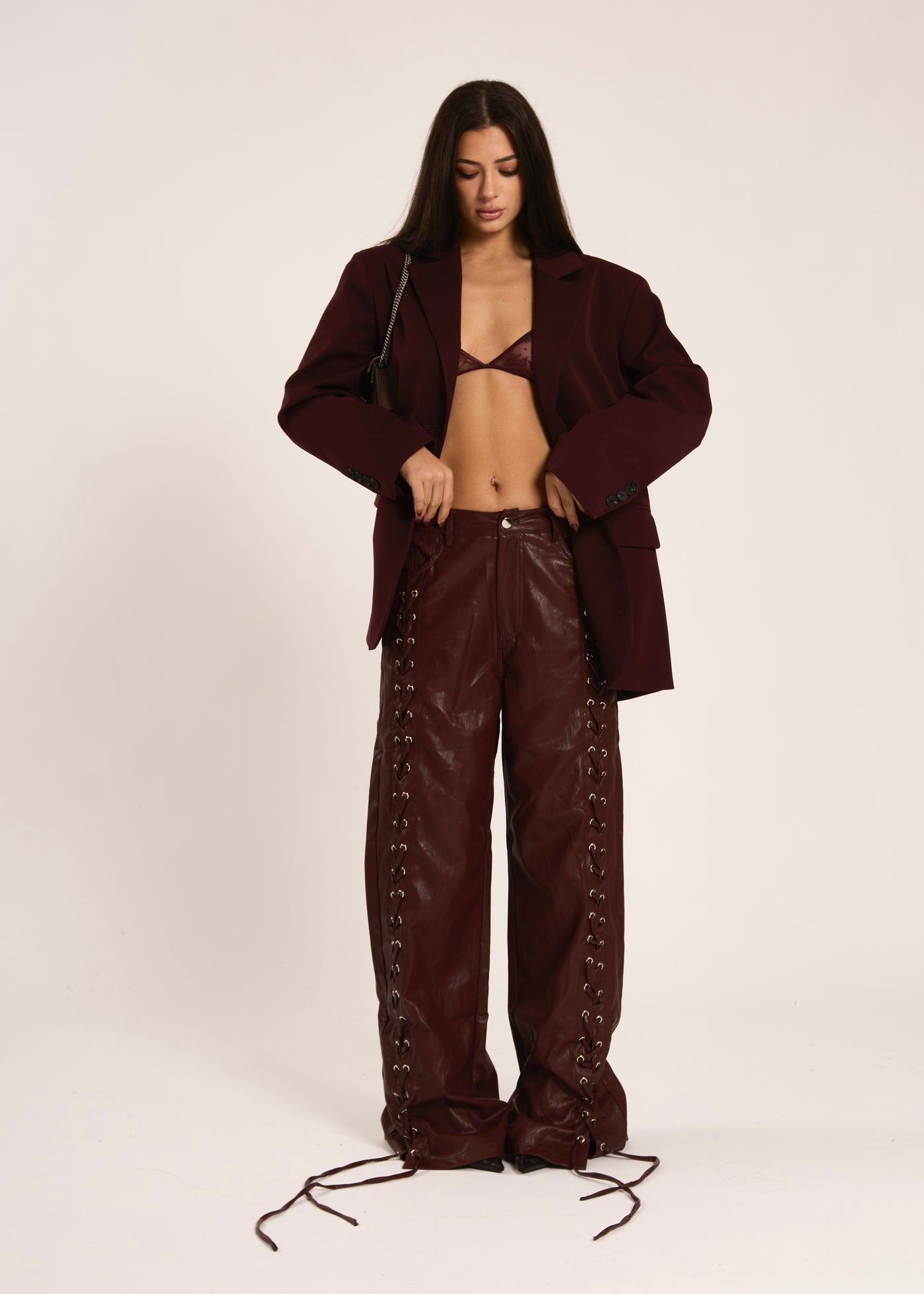 PANTALONE KYLIE - Bordeaux