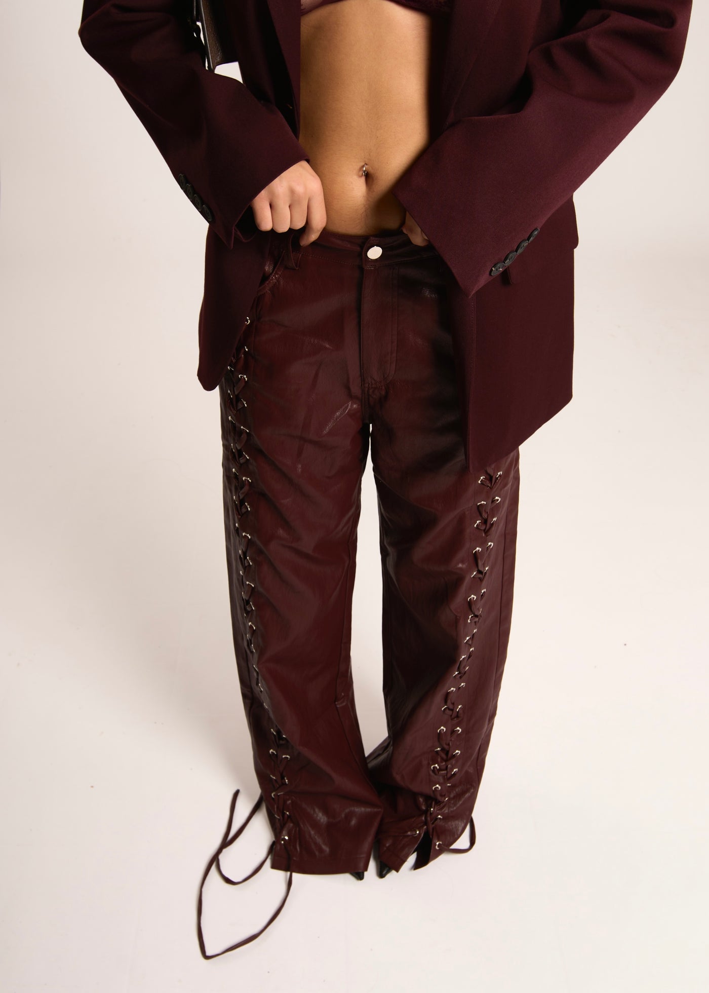 PANTALONE KYLIE - Bordeaux