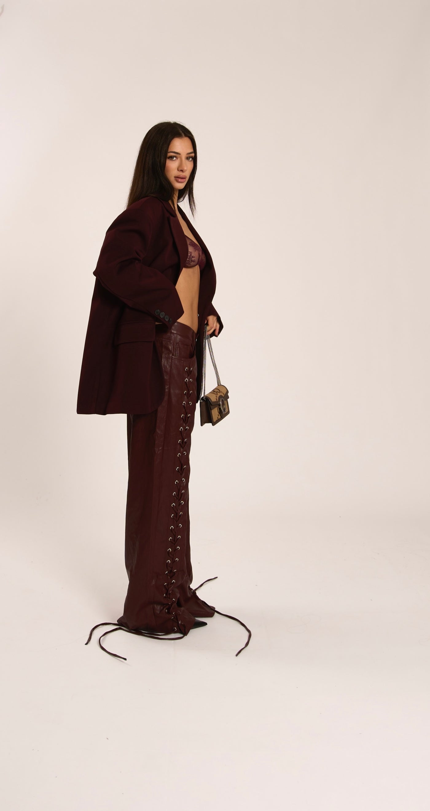 PANTALONE KYLIE - Bordeaux