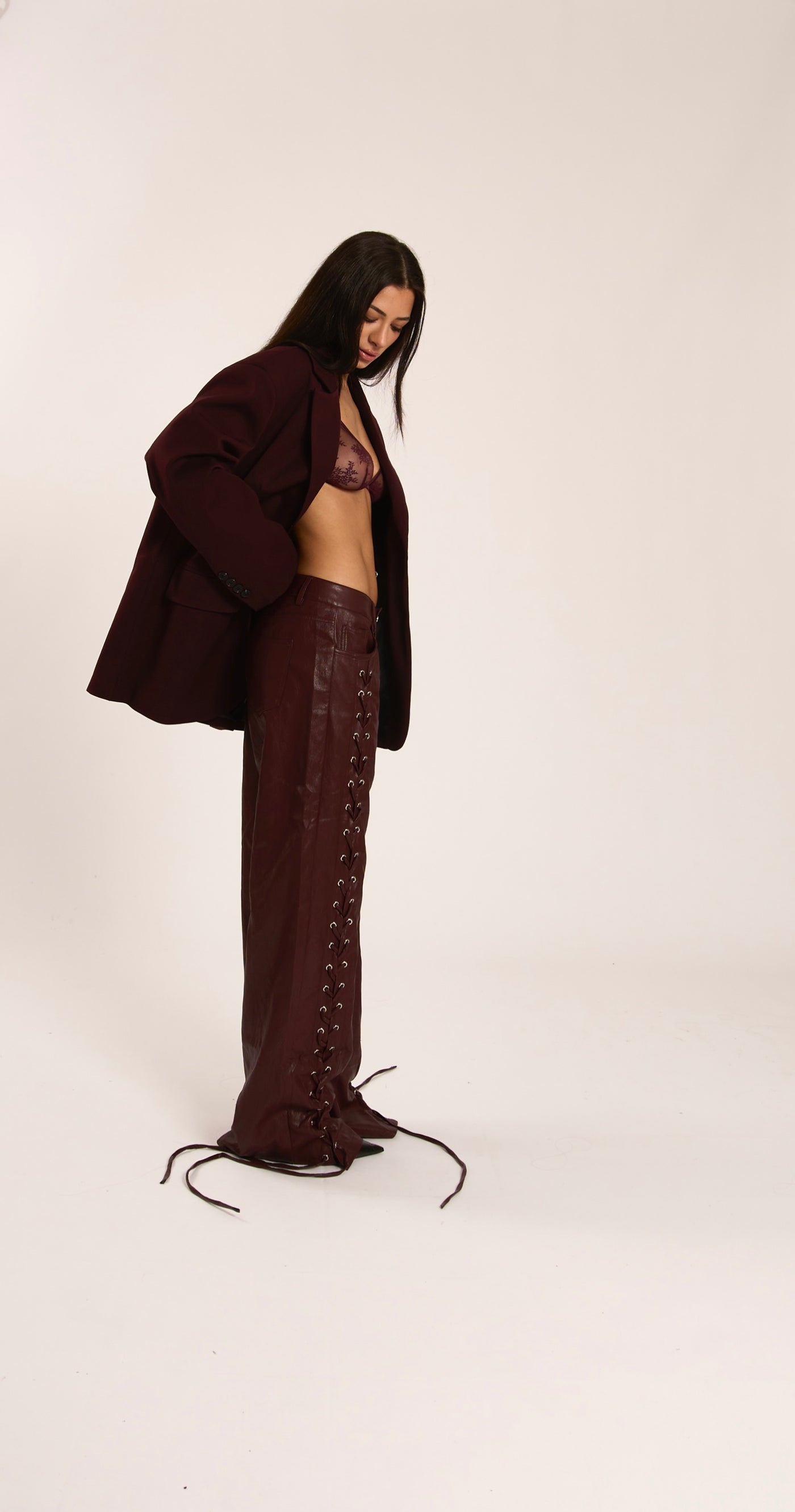 PANTALONE KYLIE - Bordeaux