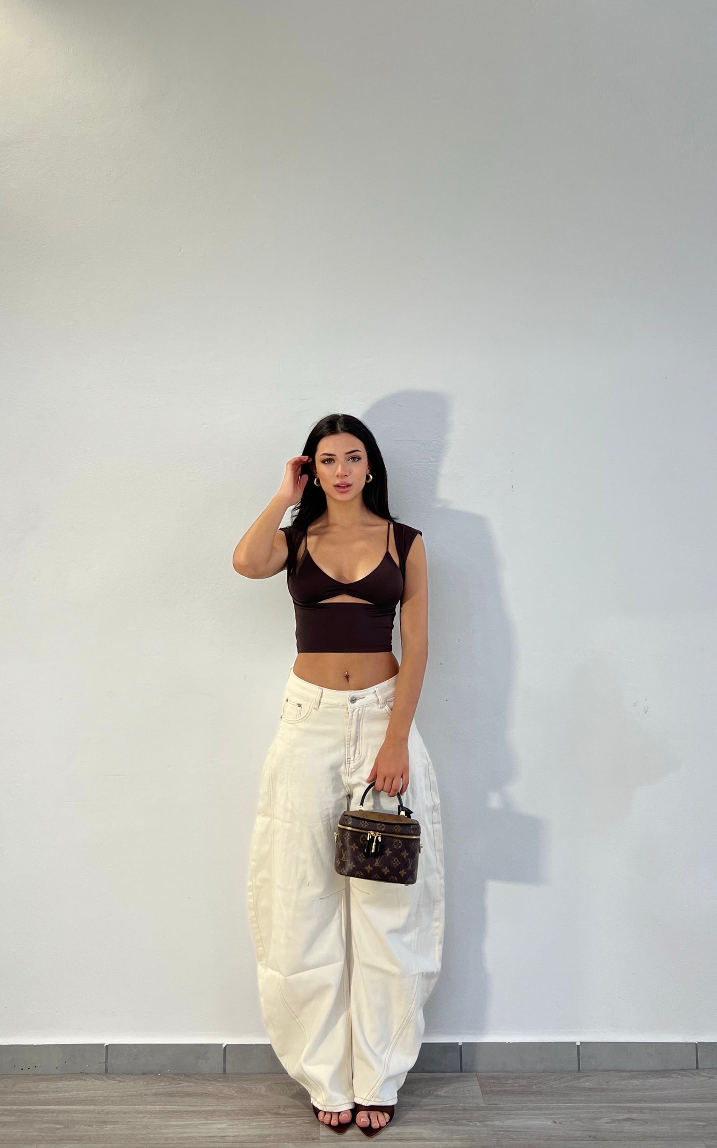 Jeans Mavy - Crema