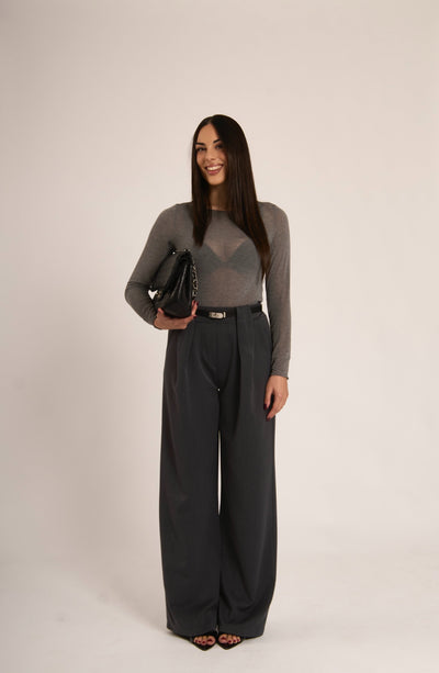 PANTALONE KIRA - Grigio