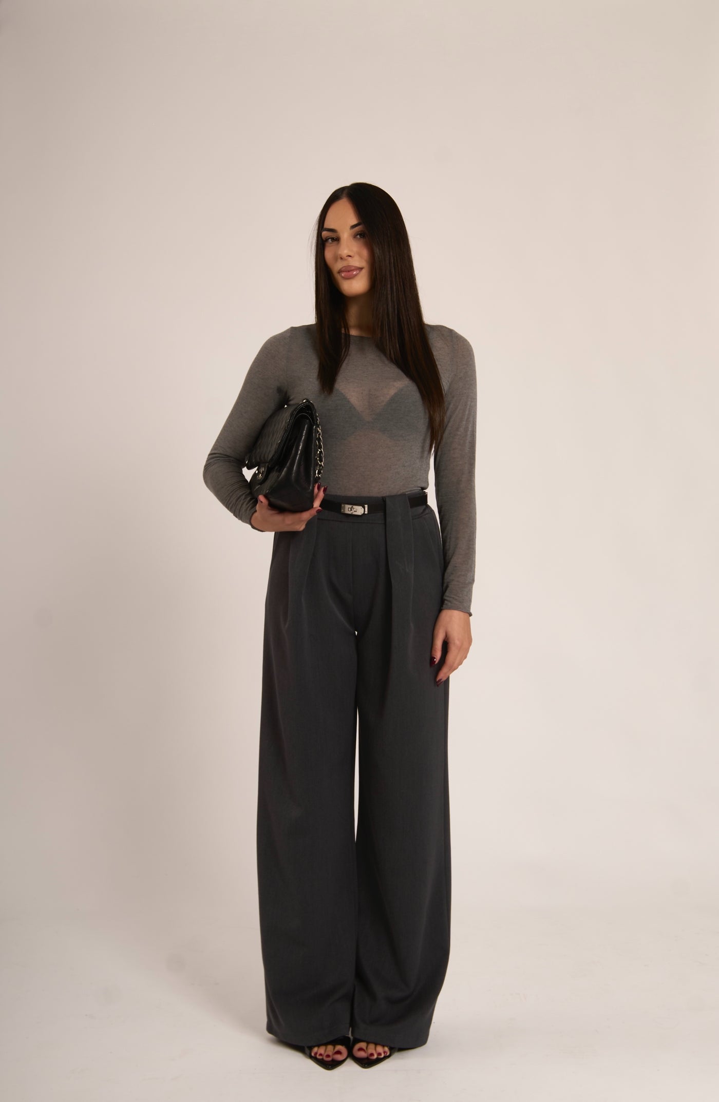 PANTALONE KIRA - Grigio