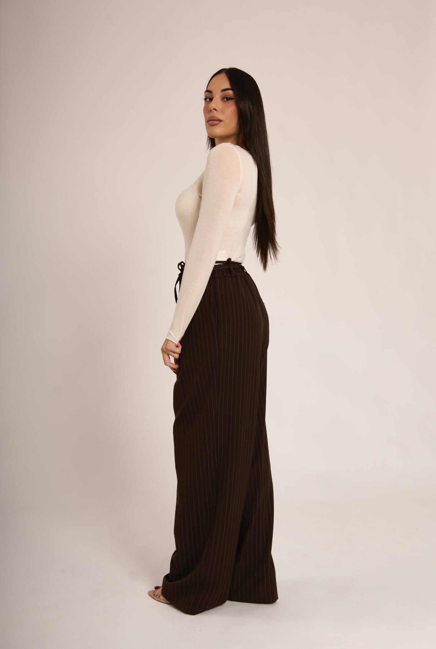 PANTALONE ALESSIA - Marrone