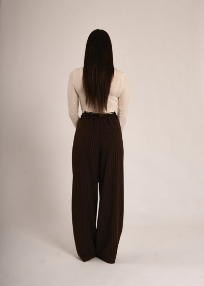 PANTALONE ALESSIA - Marrone