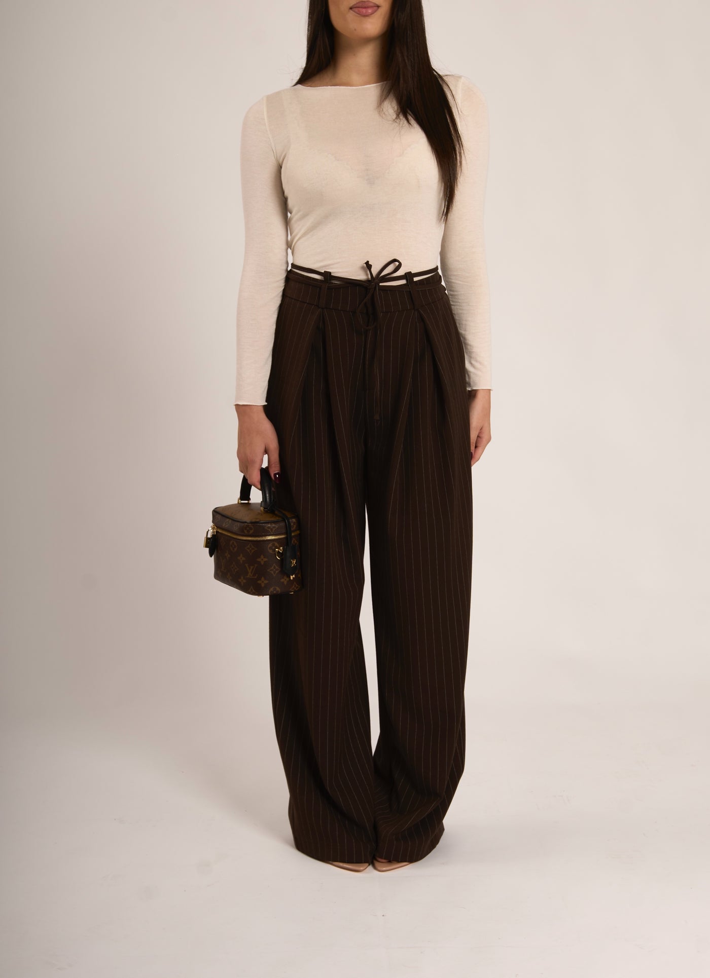 PANTALONE ALESSIA - Marrone