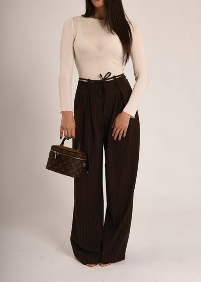 PANTALONE ALESSIA - Marrone