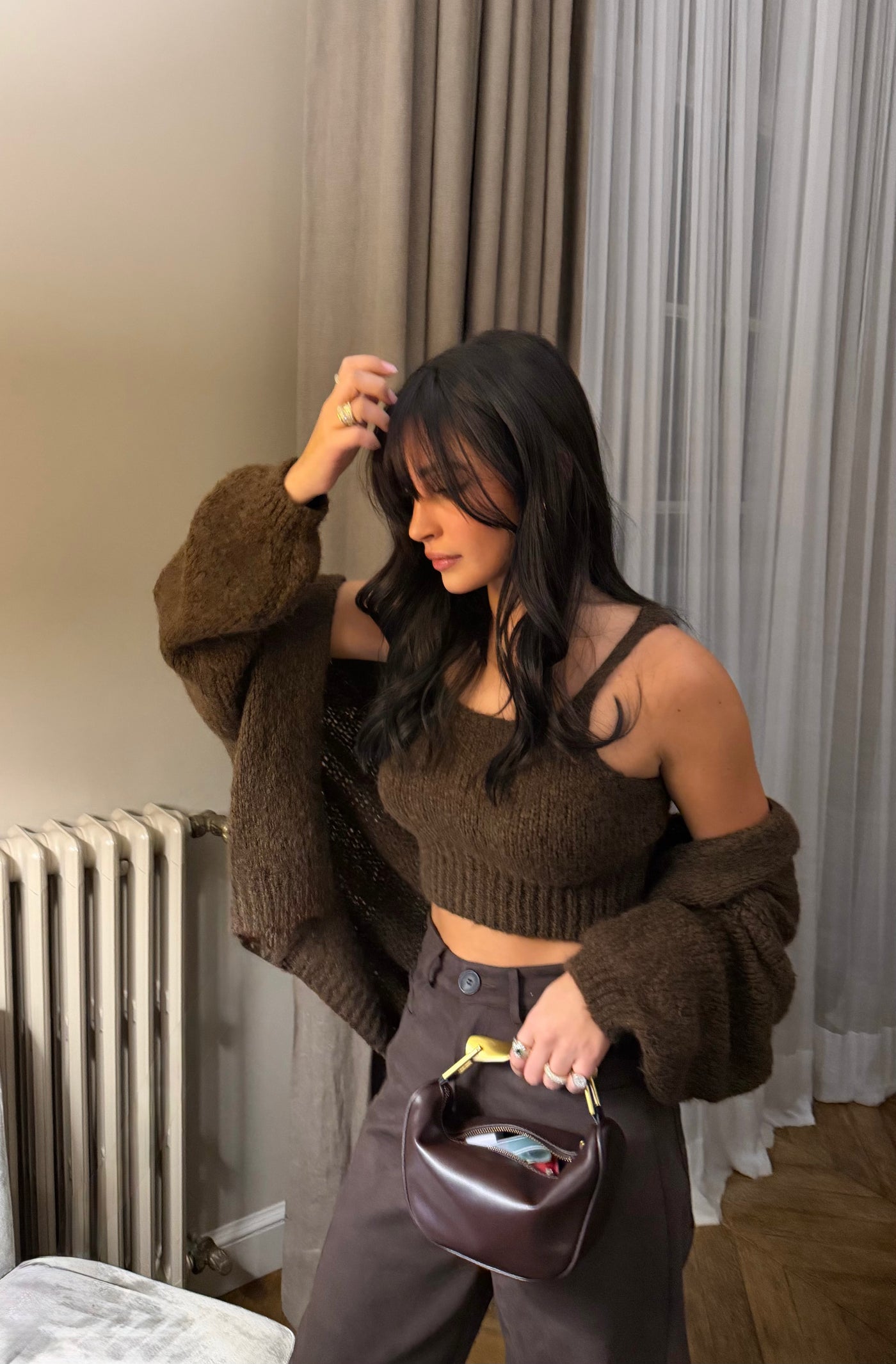 COORDINATO LUNA - Marrone