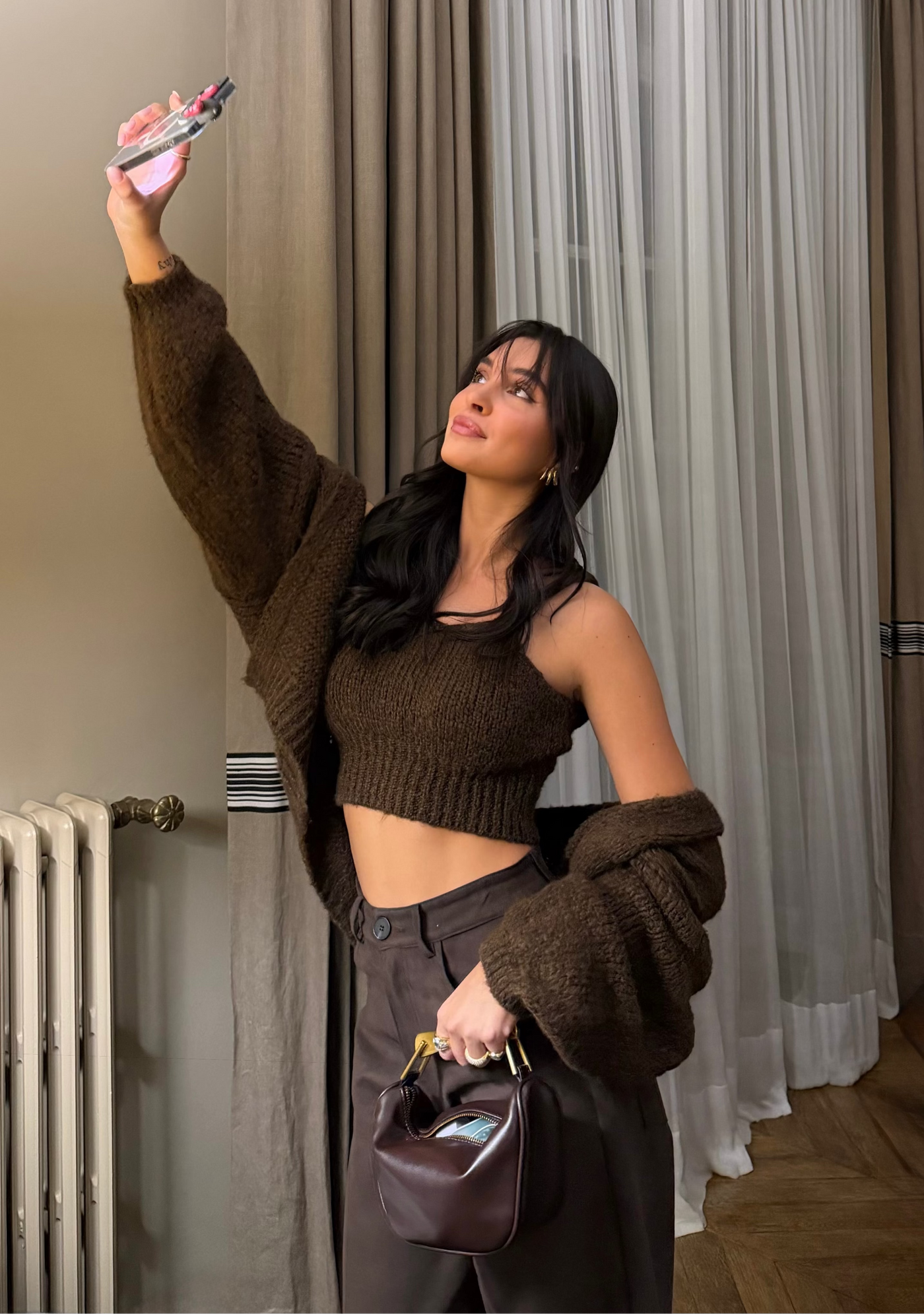 COORDINATO LUNA - Marrone