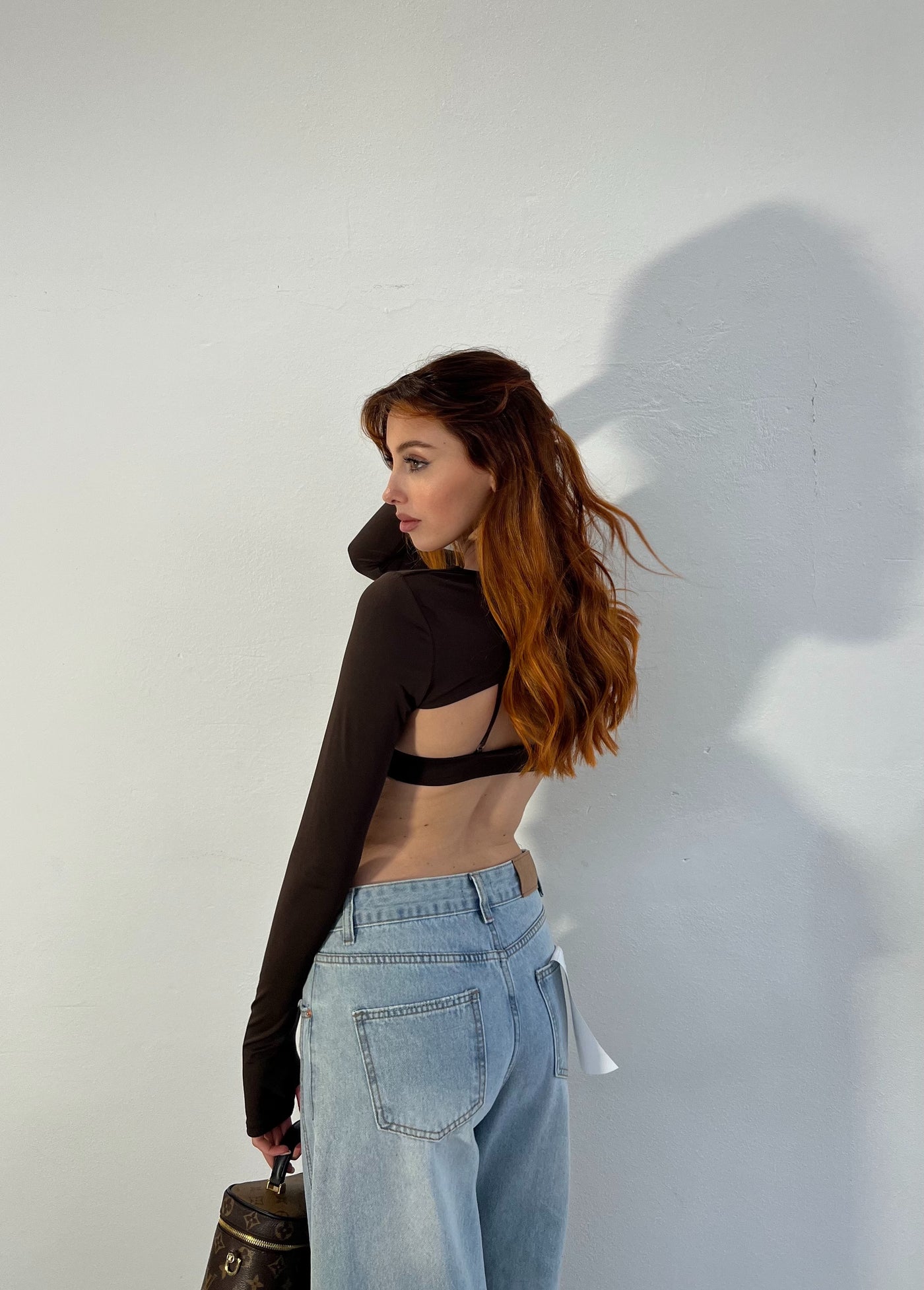 Top Kendall - Marrone