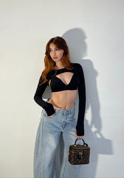 Top Kendall - Nero