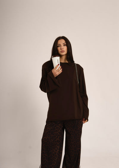 MAGLIA ATTIC - Marrone