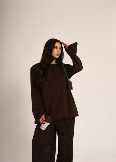 MAGLIA ATTIC - Marrone