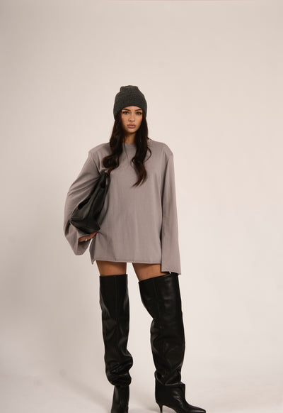 MAGLIA ATTIC - Grigia