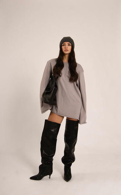 MAGLIA ATTIC - Grigia