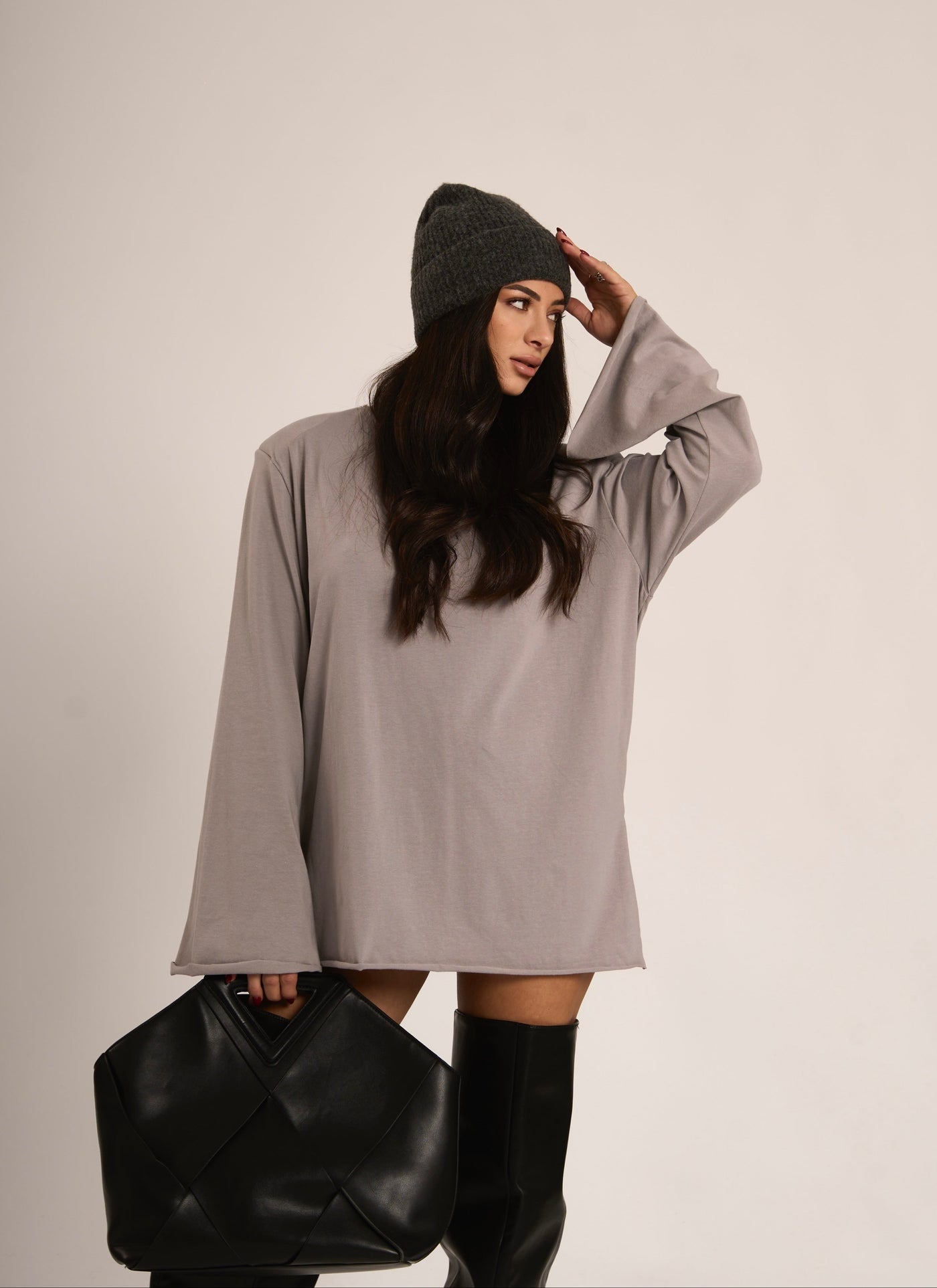 MAGLIA ATTIC - Grigia