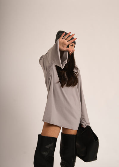 MAGLIA ATTIC - Grigia