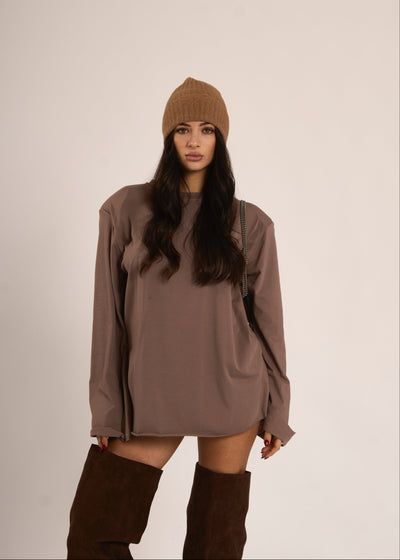 MAGLIA ATTIC - Taupe