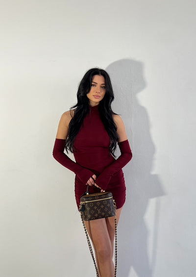 Mini Dress Vanessa - Bordeaux