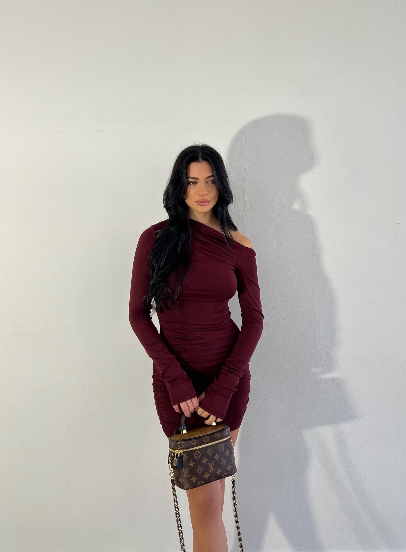 Mini Dress Benni - Burgundy