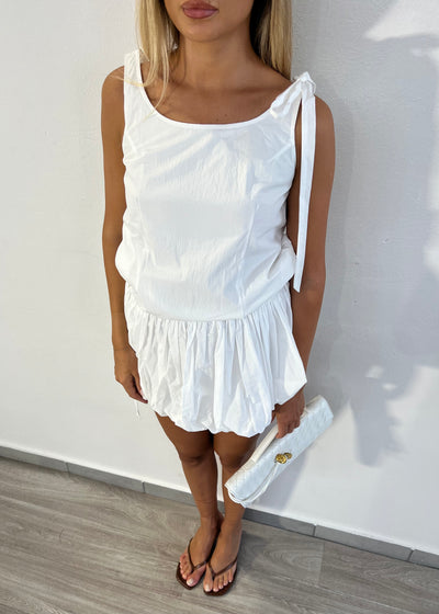 Mini Dress Camy - Bianco