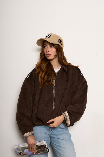 BOMBER SUEDE