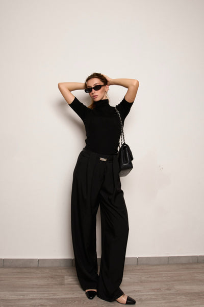 PANTALONE KIRA - Nero