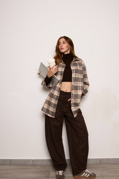 PANTALONE BROOKLYN - Moro