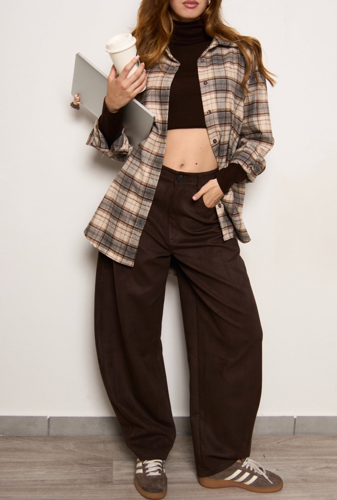 PANTALONE BROOKLYN - Moro