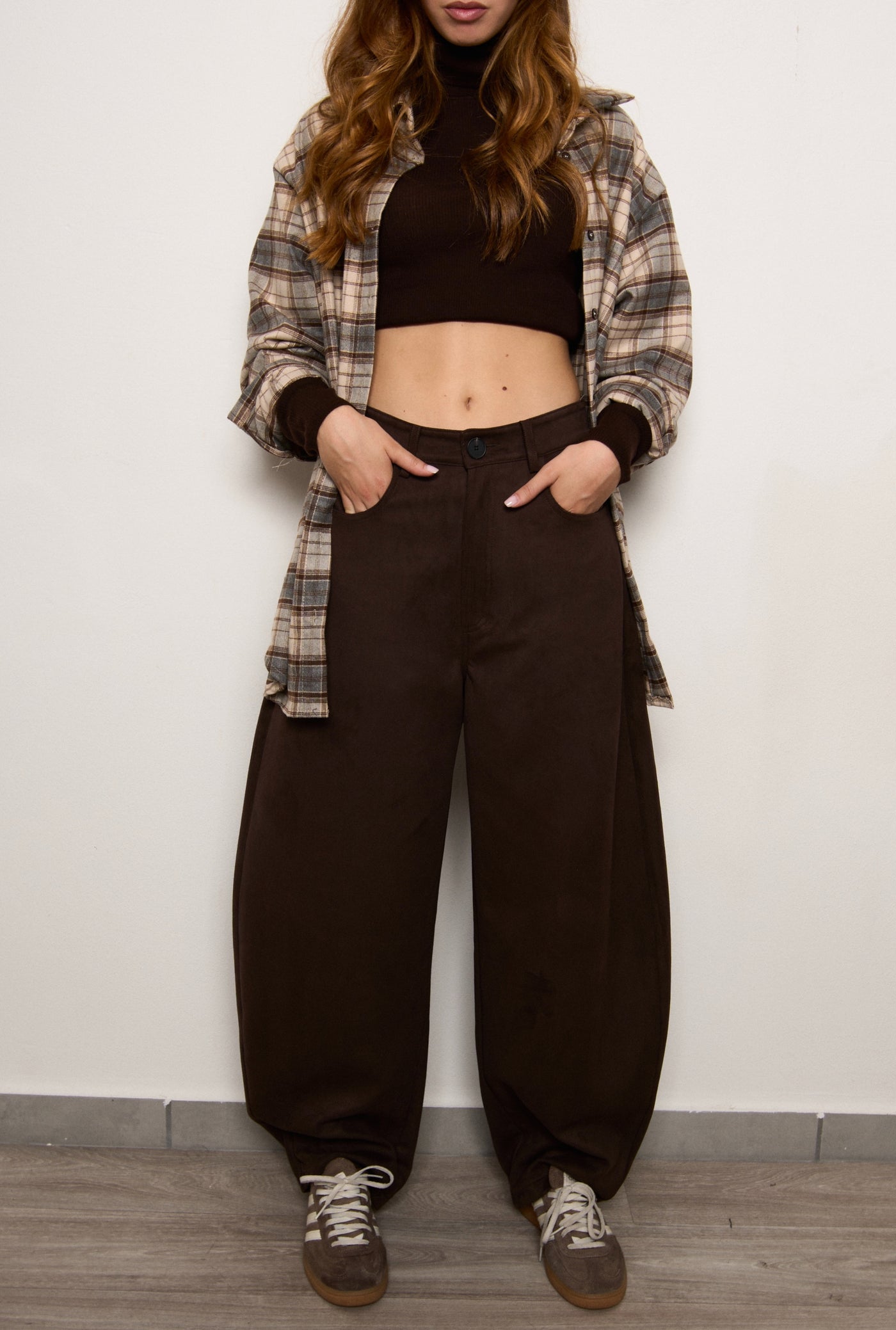 PANTALONE BROOKLYN - Moro