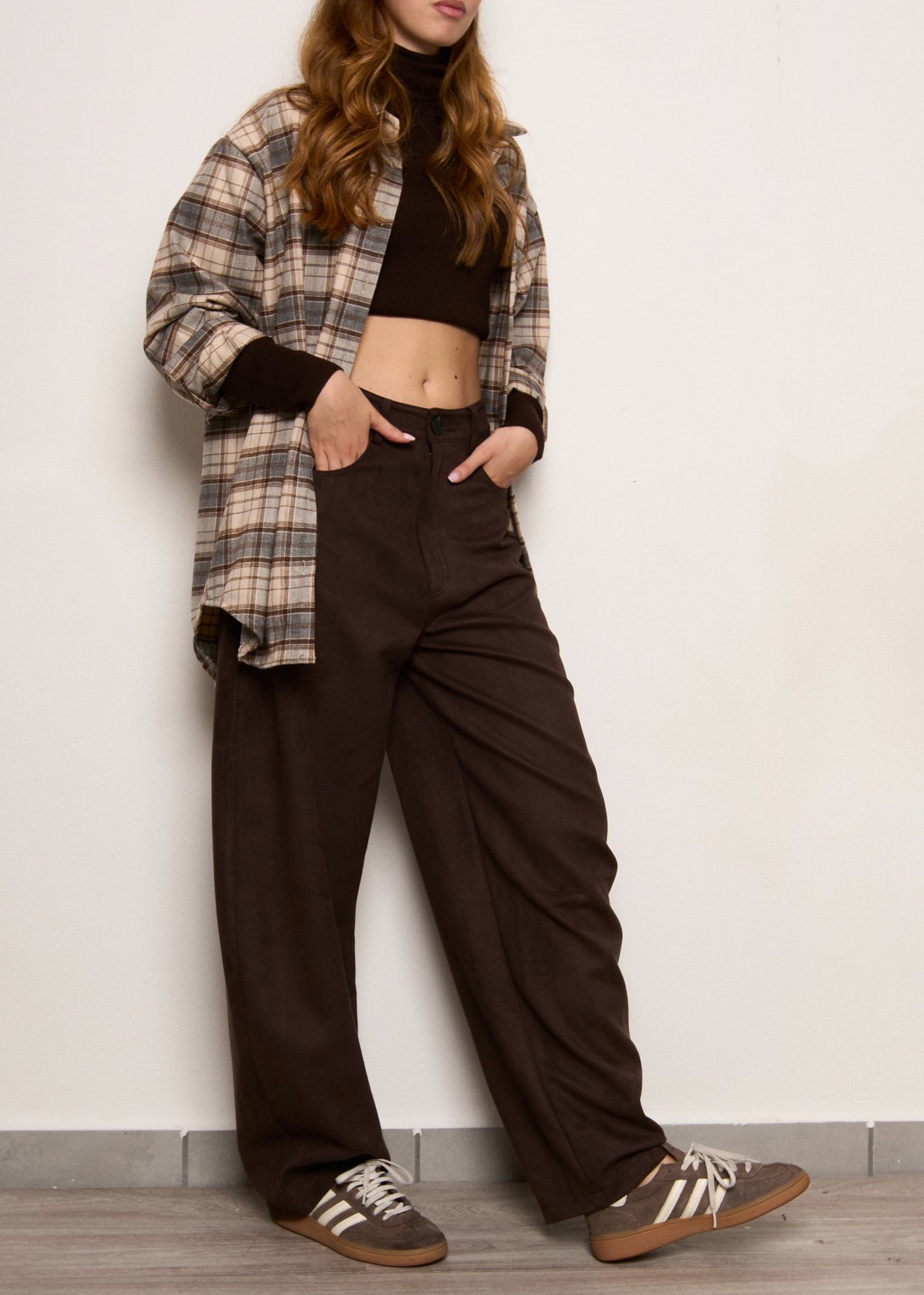 PANTALONE BROOKLYN - Moro
