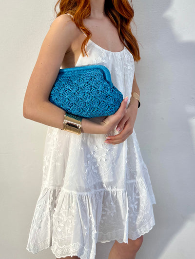 Mini pouch Sea - Celeste